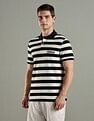 Tommy Hilfiger Striped Regular Fit Cotton Polo T-Shirt