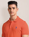U.S. Polo Assn. Solid Slim Fit Polo Shirt