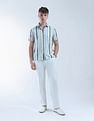 Flying Machine Vertical Striped Color Of Home Shirt