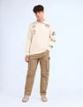 Flying Machine Relaxed Fit Graphic Printed Sweatshirt