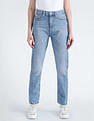 Calvin Klein Authentic Slim Straight Fit Cotton Jeans