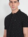 Arrow Sports Brand Print Cotton Polo Shirt