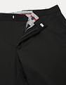 Tommy Hilfiger Regular-Fit Self-Design Mid-Rise Trouser