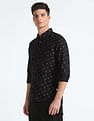 Flying Machine Spread Collar Tropical Print Shirt