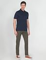 Arrow Tipped Jacquard Polo Shirt
