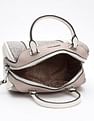 Calvin Klein Logo Beige Pvc Handbag