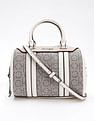 Calvin Klein Logo Beige Pvc Handbag
