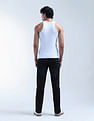 Flying Machine Slash Slim Tapered Fit Light Washed Jeans