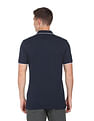Arrow Sports Tipped Collar Solid Cotton Polo Shirt