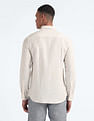 Flying Machine Tencel Hemp Cotton Stripe Shirt