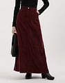 Tommy Hilfiger Slim Fit Corduroy Maxi Skirt