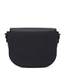 Tommy Hilfiger Solid Black PU Sling Bag