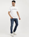 Tommy Hilfiger Brand Print Cotton T-Shirt