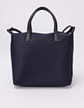 Tommy Hilfiger Solid Blue Nylon Handbag