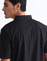 USPA Active Textured Slim Fit Polo Shirt