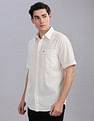 Tommy Hilfiger Striped Regular Fit Plain Woven Shirt