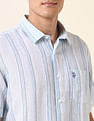 U.S. Polo Assn. Tailored Fit Vertical Striped Shirt