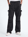 Flying Machine Mid Rise Loose Fit Cargo Pants