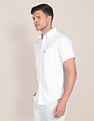U.S. Polo Assn. Birdseye Dobby Textured Solid Shirt