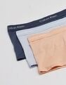 Calvin Klein Underwear Multi-Coloured Solid Low Rise Trunk - Pack Of 3