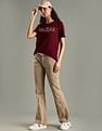 Tommy Hilfiger F25HWKT256 RED Womens T-Shirt