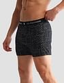 USPA Innerwear Printed Cotton OEX09 Boxers - Pack Of 2
