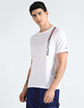 Tommy Hilfiger Logo Vertical Stripe Cotton T-Shirt