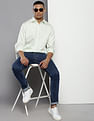 Calvin Klein Cutaway Collar Solid Shirt