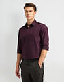 Arrow Slim Fit Textured Pattern Shirt