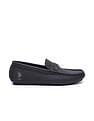 U.S. Polo Assn. Men Broody Metallic Logo Solid Loafers