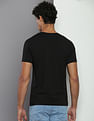 Calvin Klein Foil Brand Print Slim Fit T-Shirt