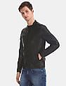 U.S. Polo Assn. Zip Up Front Solid Biker Jacket