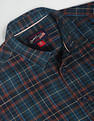 U.S. Polo Assn. Denim Co. Cutaway Collar Plaid Check Slim Fit Shirt