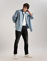 Calvin Klein Jeans Solid Relaxed Fit Denim Shirt