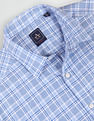 Arrow Sports Point Collar Tartan Check Casual Shirt