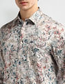 Arrow Sport Floral Print Cotton Shirt