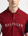 Tommy Hilfiger Colour Block Embroidered Polo Shirt