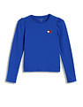 Tommy Hilfiger Kids Girls Puff Shoulder Fashion Cotton T-Shirt