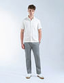 Flying Machine Textured Pattern Regular Fit Shirt
