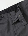 Arrow Solid Slim Fit Formal Trousers