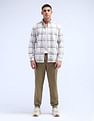 Flying Machine Relaxed Tapered Fit Solid Trousers