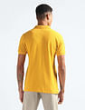 Flying Machine Logo Badge Solid Polo Shirt