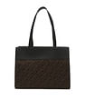 Tommy Hilfiger Logo Black Polyester Tote Bag