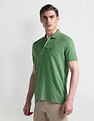 Arrow Sports Geometric Print Regular Polo Shirt