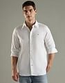 Tommy Hilfiger Solid Regular Fit Cotton Shirt