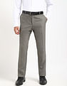 Tommy Hilfiger Regular-Fit Self-Design Mid-Rise Trouser