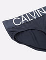Calvin Klein Underwear Mens Solid Blue Briefs