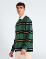 Tommy Hilfiger Horizontal Stripe Oversized Rugby Polo Shirt
