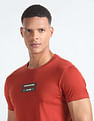 Flying Machine Silicone Print Crew Neck T-Shirt
