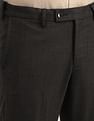 Arrow Solid Dobby Slim Fit Trousers
